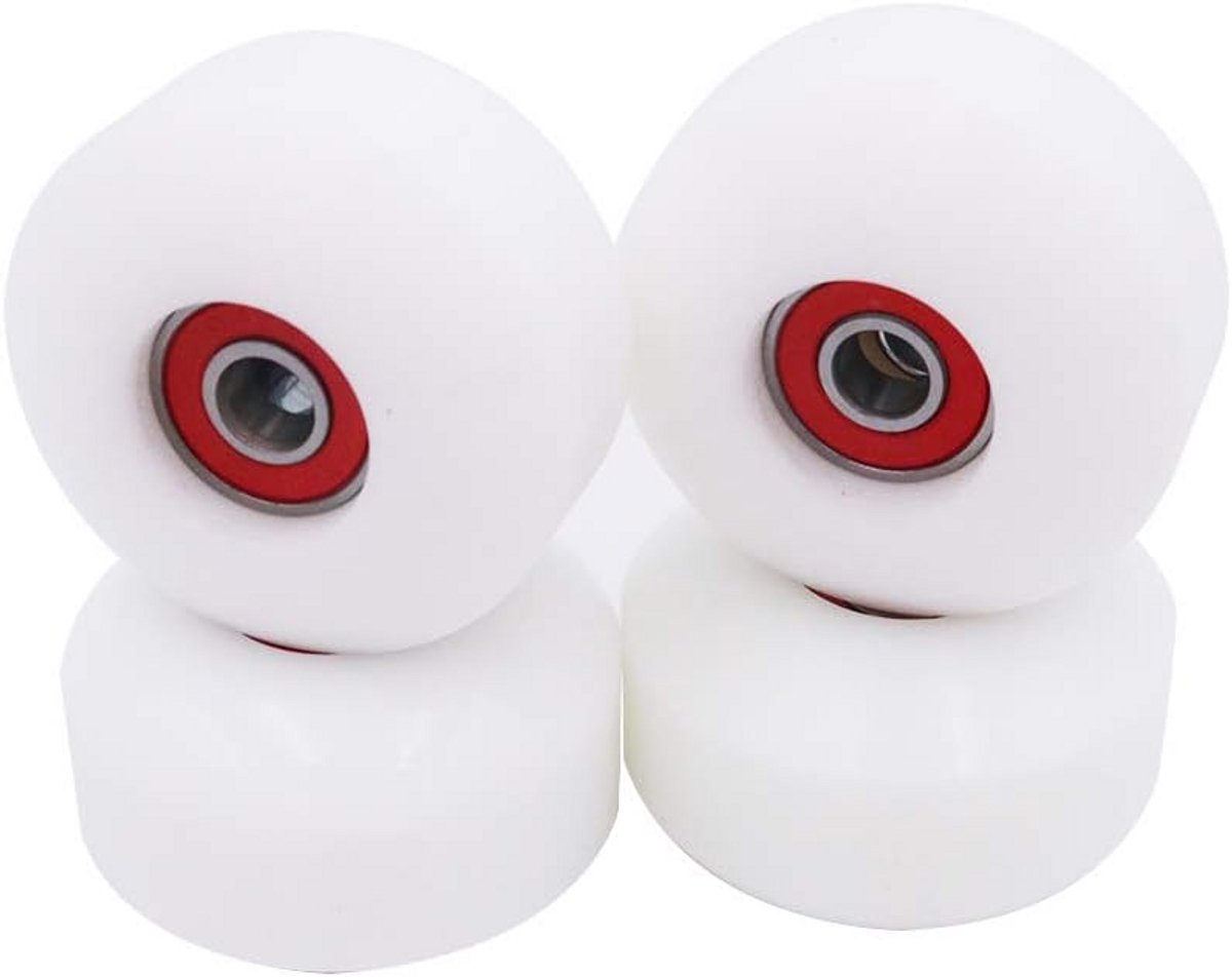 Set van 4 Skateboard Wielen 52mm 100A PU Cruising Wielen Inclusief Lagers Skateonderdeel kopen online