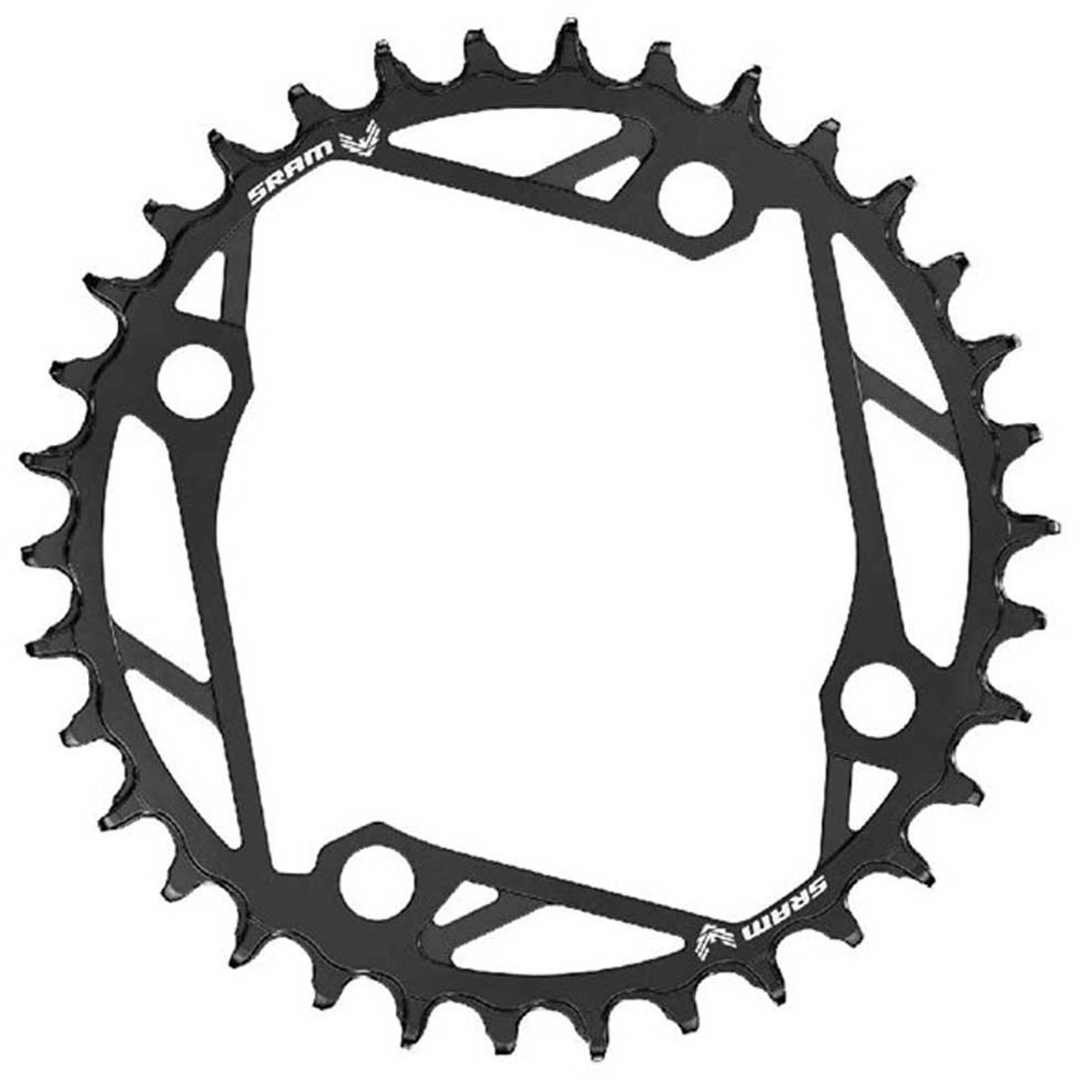 sram t type 104 bcd kettingblad zilver 34t