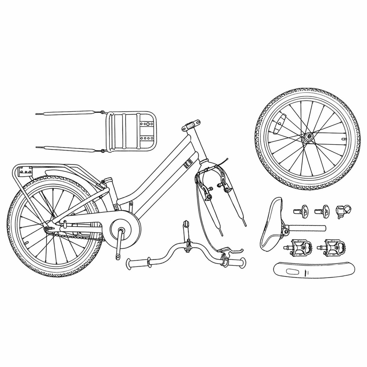 vidaxl kinderfiets 20 inch voor 6 11 jaar oud lichtgroen