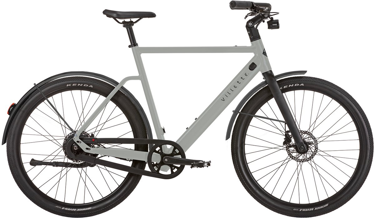villette le mouvement gl elektrische stadsfiets automaat 10 ah lichtgrijs