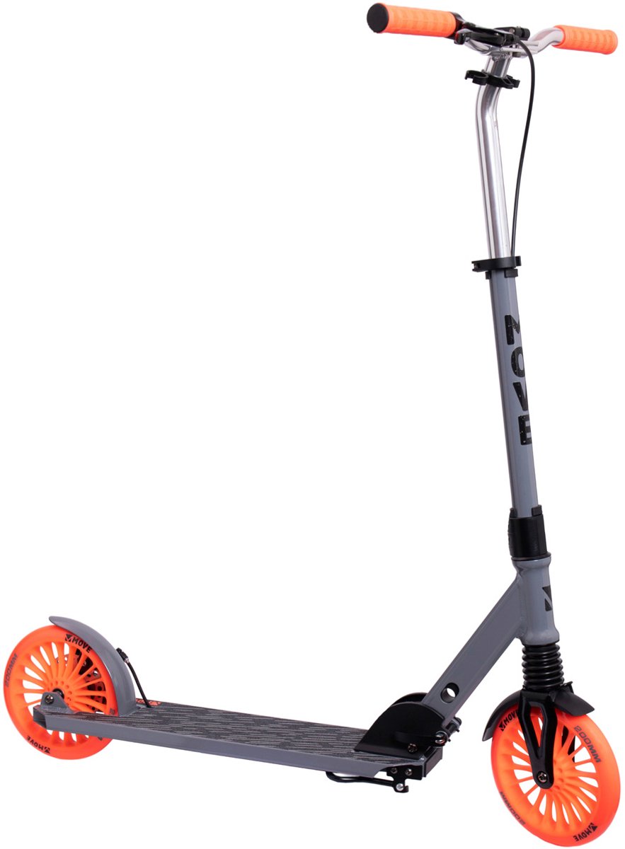 Vouwstep - Move 200 Disc - Grijs/Oranje - Plooibaar - In de hoogte verstelbaar - Kinderen en Volwassenen (8+) Step kopen online