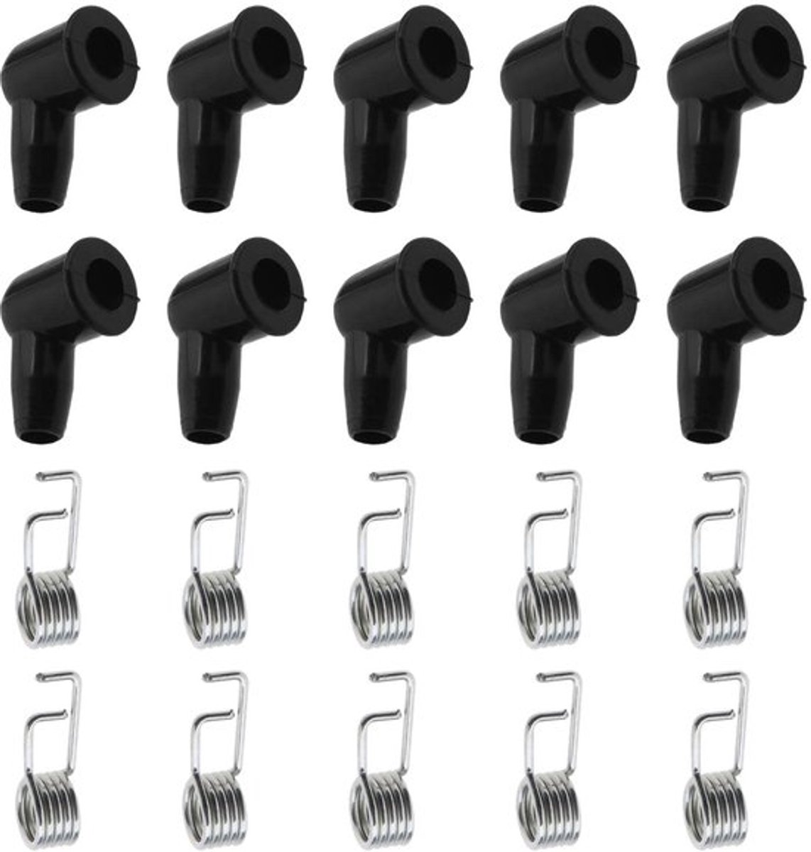 10 stuks Bougiekap voor Grasmaaier met 10x Veer Bougiekap Cover Geschikt voor 7mm Draad Compatibel met Briggs & Stratton Tecumseh STIHL Maaier Vervangingsonderdeel Skateonderdeel kopen online