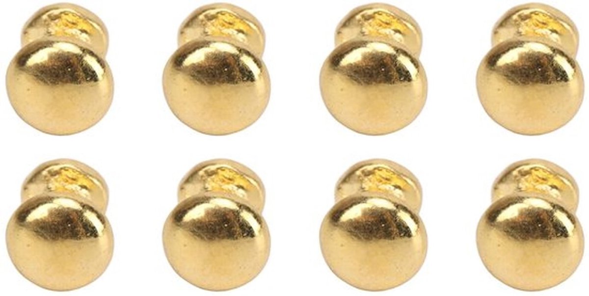 8 stuks poppenhuis ronde kop handvat eenvoudige stijl metaal deurknoppen 1 12 metaal eenvoudige deurhandvatten miniatuur ladeknoppen goud