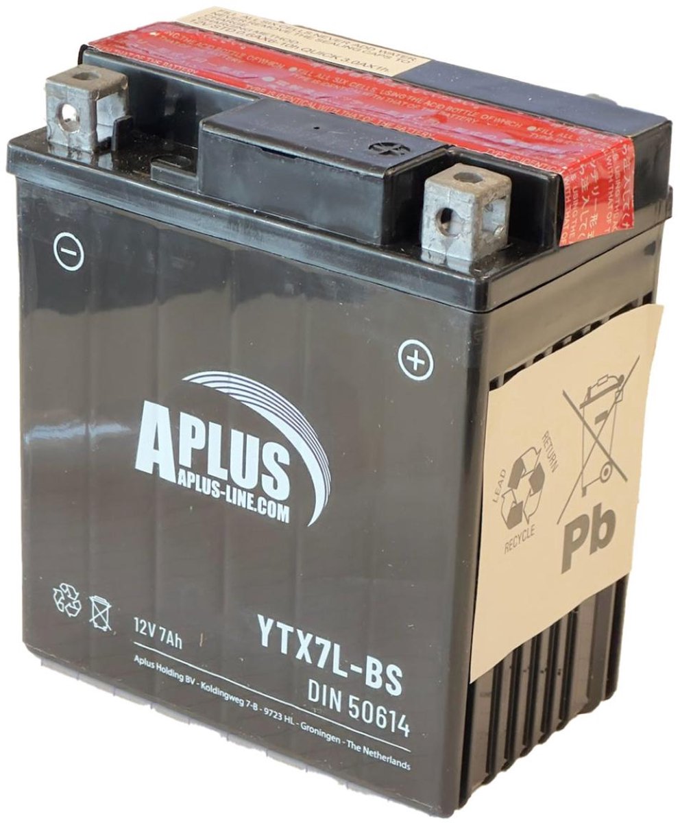 Accu Aplus 12V 6Ah YTX7L-BS Vespa Sprint/Primavera/Zip IGET Accuvoertuig kopen online