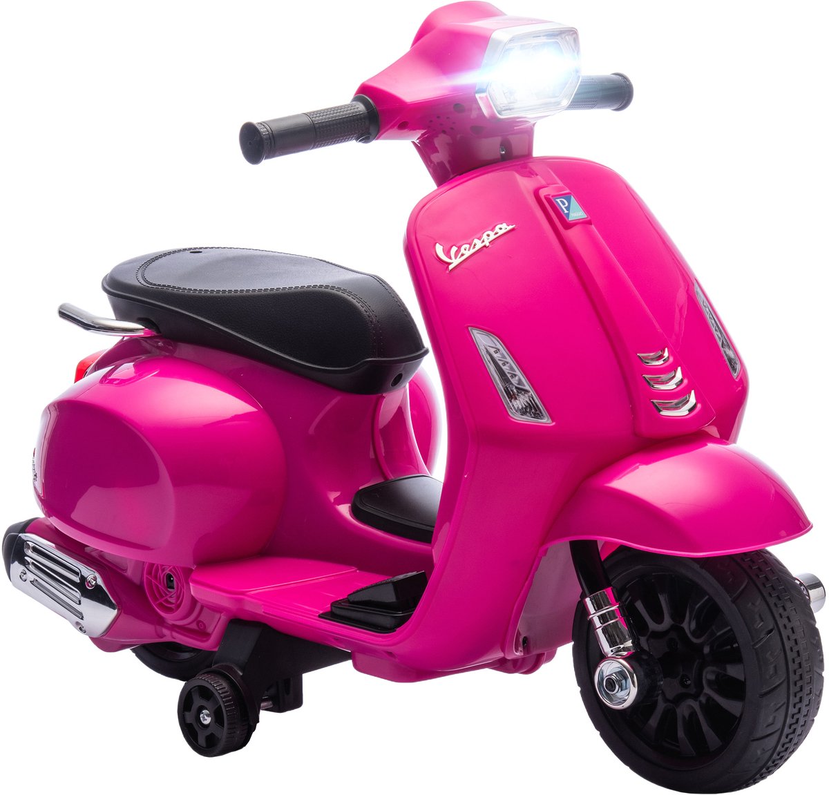 aiyaplay elektrische kinder motor kunststof metaal 71l x 37b x 52h cm roze