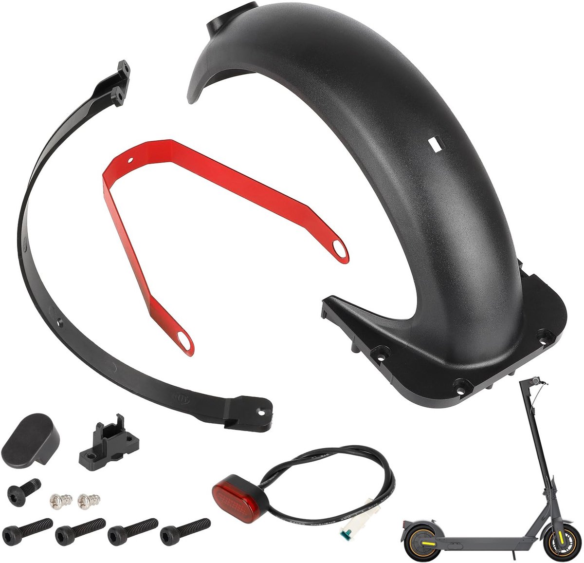 Allecto - - Achterspatbord - Vervanging - Hoogwaardige kwaliteit - Geschikt voor Segway-Ninebot Max G30 - Inclusief schroeven - Accessoires voor scoo. Buitenspeelvoertuigaccessoire kopen online