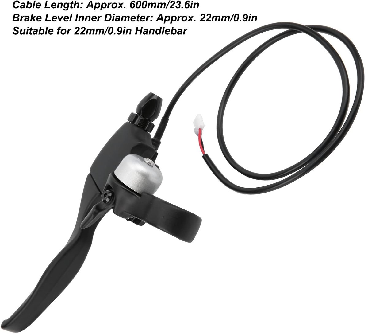 Allecto - Elektrische step rem - Elektrische step accessoire - Met bel - Zwart - Vervanging remhendel - Scooter reparatie onderdeel - Geschikt voor... Step kopen online