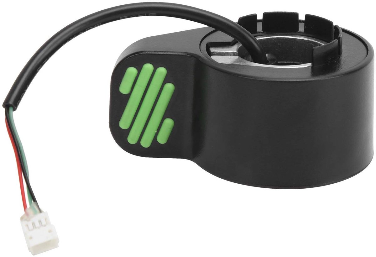 allecto step accelerator pedal elektrische scooter accessoire ninebot es1 es2 es3 es4 duimversneller geschikt voor zwart vgeby