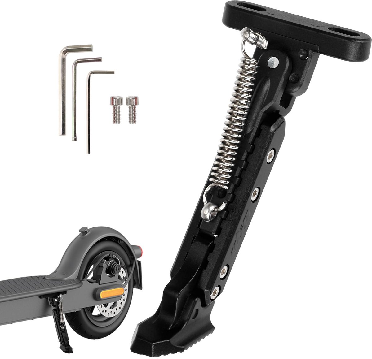 allecto vervanghouder verstelbaar duurzaam zwart antislip ideaal voor xiaomi m365 pro 1s pro2 mi3 lite