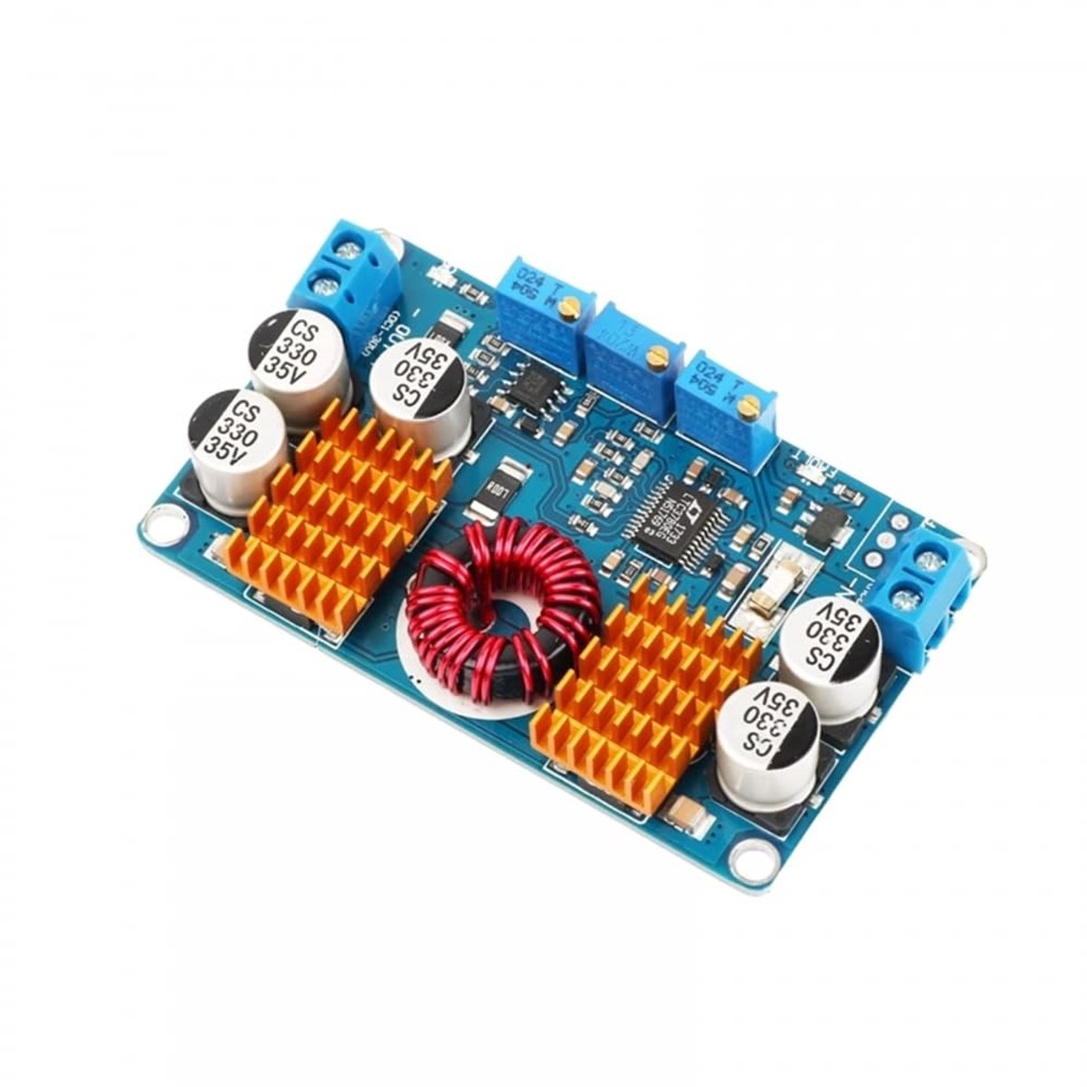 Allecto - Voedingsprintplaat - Boost Buck - Automatisch - Zonne Laadmodule - Step-up Step-down - 10A - DC-DC - LTC3780 - CVCC - 1V-30V - 32V Step kopen online