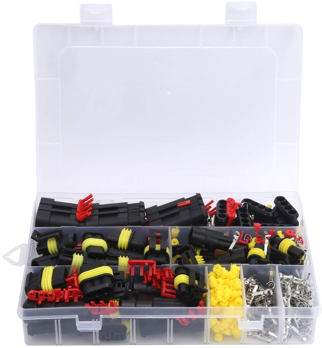 Allecto - Waterdichte stekkerverbinding set - Elektrische auto - Motorfietsen - Scooters - 352 stuks - Industriële voertuigconnectoren - Geschikt v... Accuvoertuig kopen online
