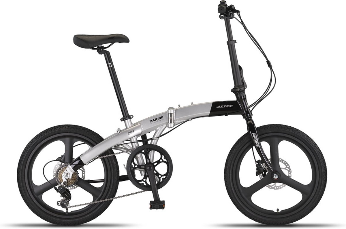 Altec Marine 20 inch Vouwfiets HYD Silver-Zwart Fiets kopen online