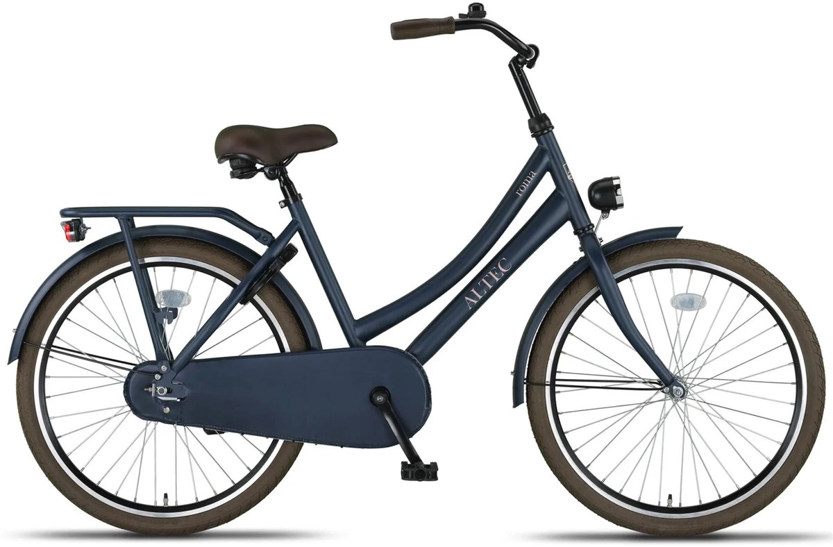 Altec Roma - Meisjesfiets - Kinderfiets - Omafiets - Terugtraprem - 24 inch - Jeans Blue Kinderfiets kopen online