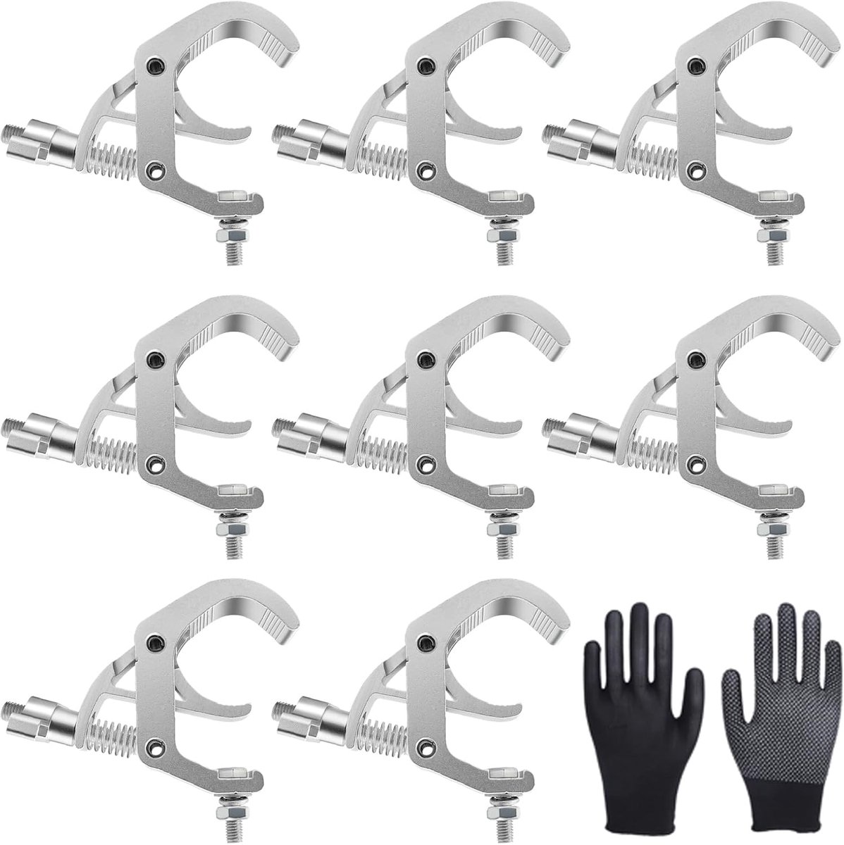 aluminium alloy traverse clamp stage lighting clamp met 150 kg laadcapaciteit geschikt voor 40 60 mm travers tubes robuuste montageklemmen voor beam spotlights en verlichting