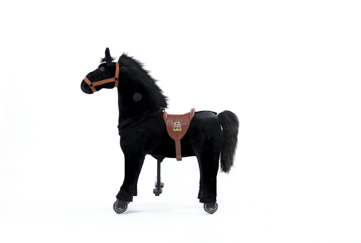 animal riding black beauty looppaard zwart small
