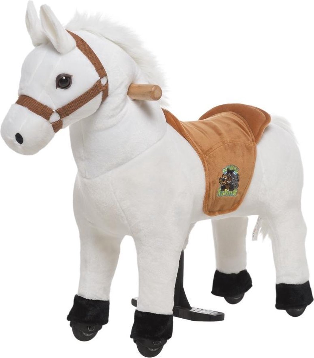 Animal Riding - Paard Snowy - Wit - XS-Mini - Rijdend Paardenspeelgoed - Zadelhoogte 44 cm Loopfiets kopen online