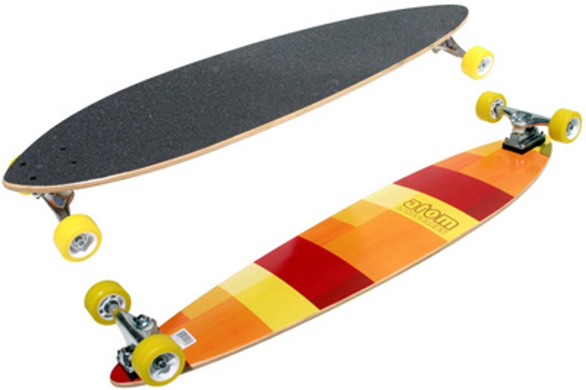 atom longboard pintail 39