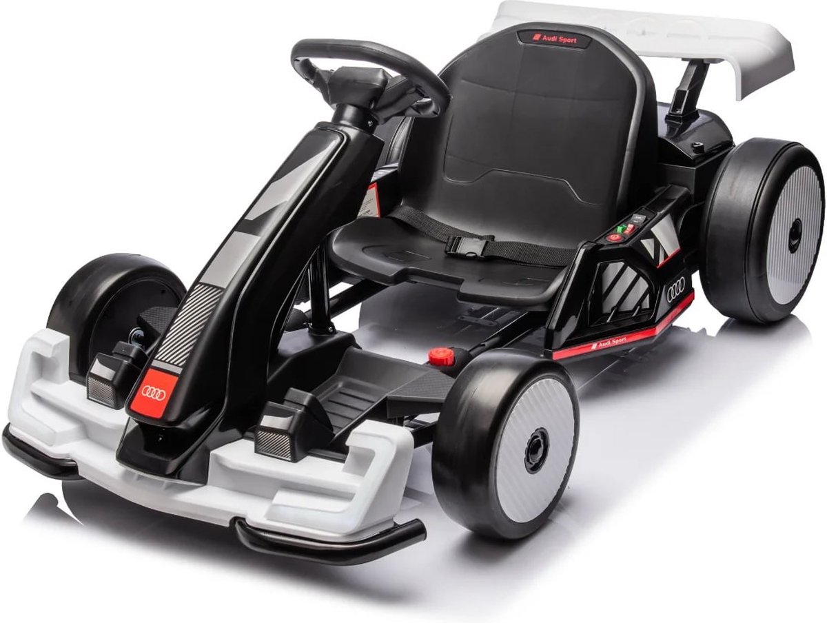 audi drift gokart voor kinderen 24v 5 tot 12 jaar elektrische gokart wit