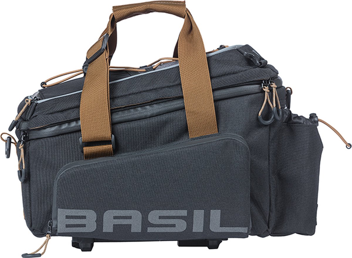 Basil Miles XL Pro Bagagedragertas MIK - 9-36 Liter - Zwart/Grijs Fiets kopen online