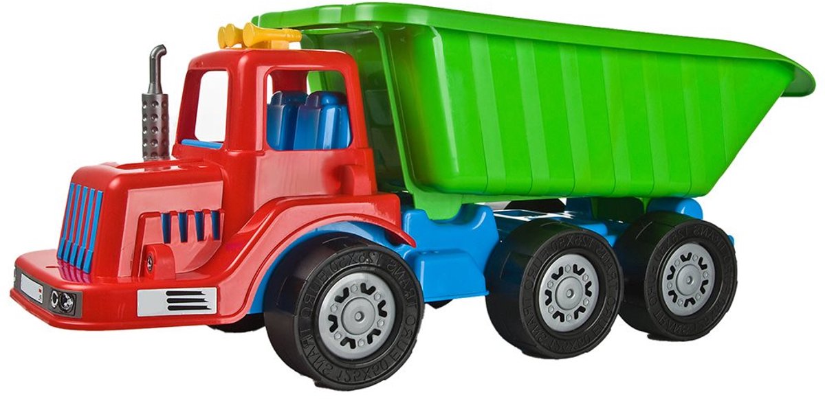 bayo speelgoedvoertuig kiepwagen multicolor 80 cm kunststof vrachtwagen bouwvoertuig speelauto kinderauto voertuig