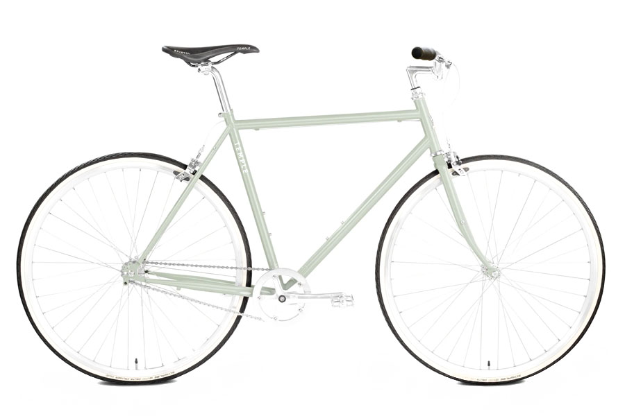 Temple Cycles Classic Single-speed fiets Lichen Green