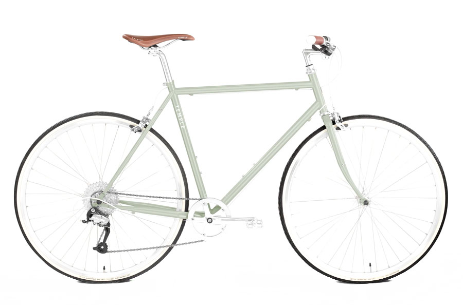 Temple Cycles Classic Lightweight Single-speed fiets Lichen Green