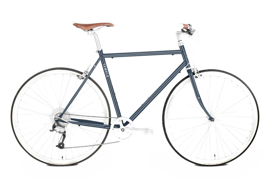 Temple Cycles Classic Lightweight Single-speed fiets Slate Blue