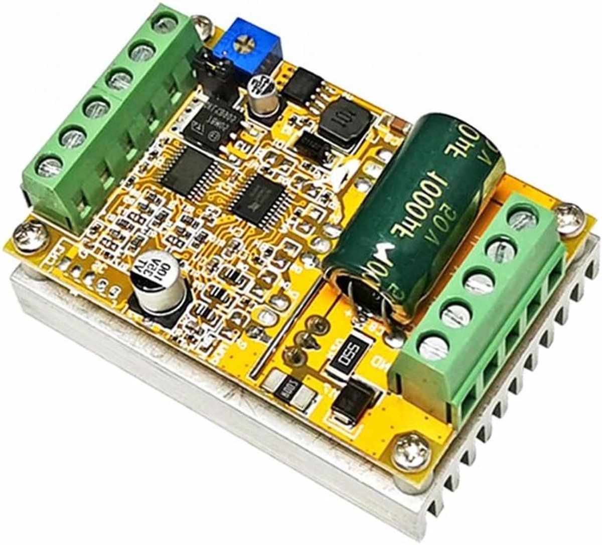 borstelloze motor controller motor driver board motor snelheid regelen hallless ontwerp 63x45x31mm zwart