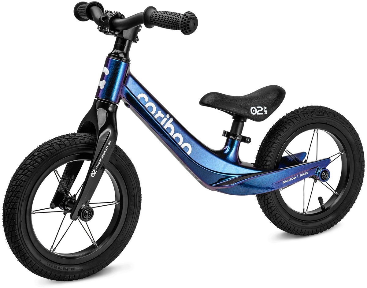 Cariboo Magnesium Air - Loopfiets - Vanaf 2 jaar - voor Jongens en Meisjes - 12 inch - Chameleon - Anti-lek EVA Banden - Verstelbaar Stuur en Zadel Loopfiets kopen online