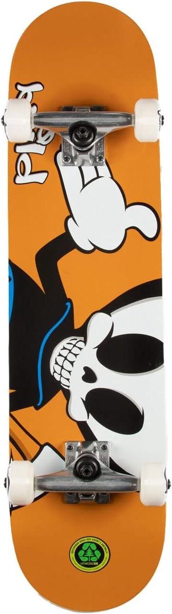 compleet reaper character prenium skateboard 7 75 x 31 18 oranje
