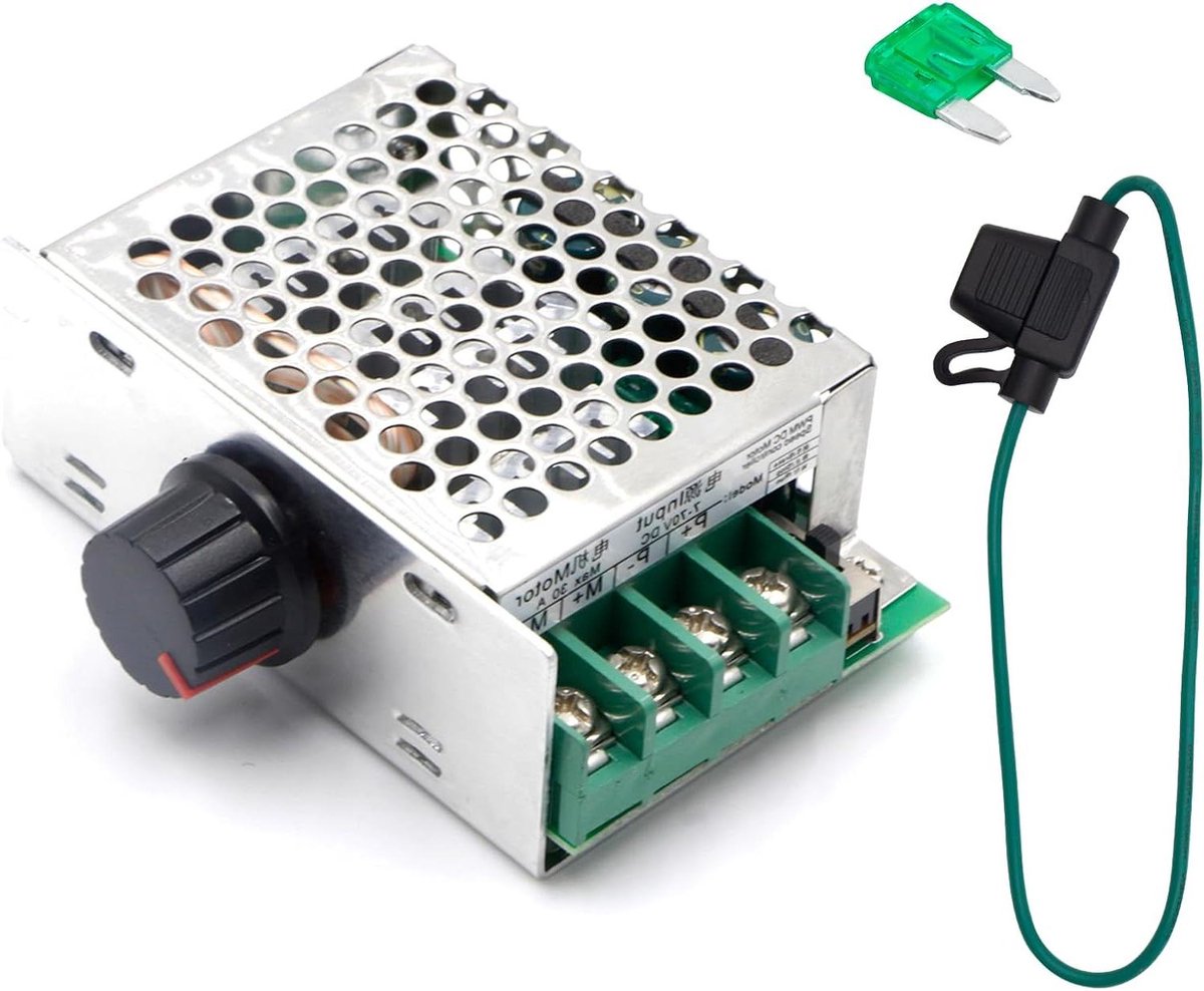 DC Motor Controller - Toerentalregelaar - Motorregeling - Loopstop-remfunctie - 8.64x5.84x3.56cm - Zilver Loopmotor kopen online
