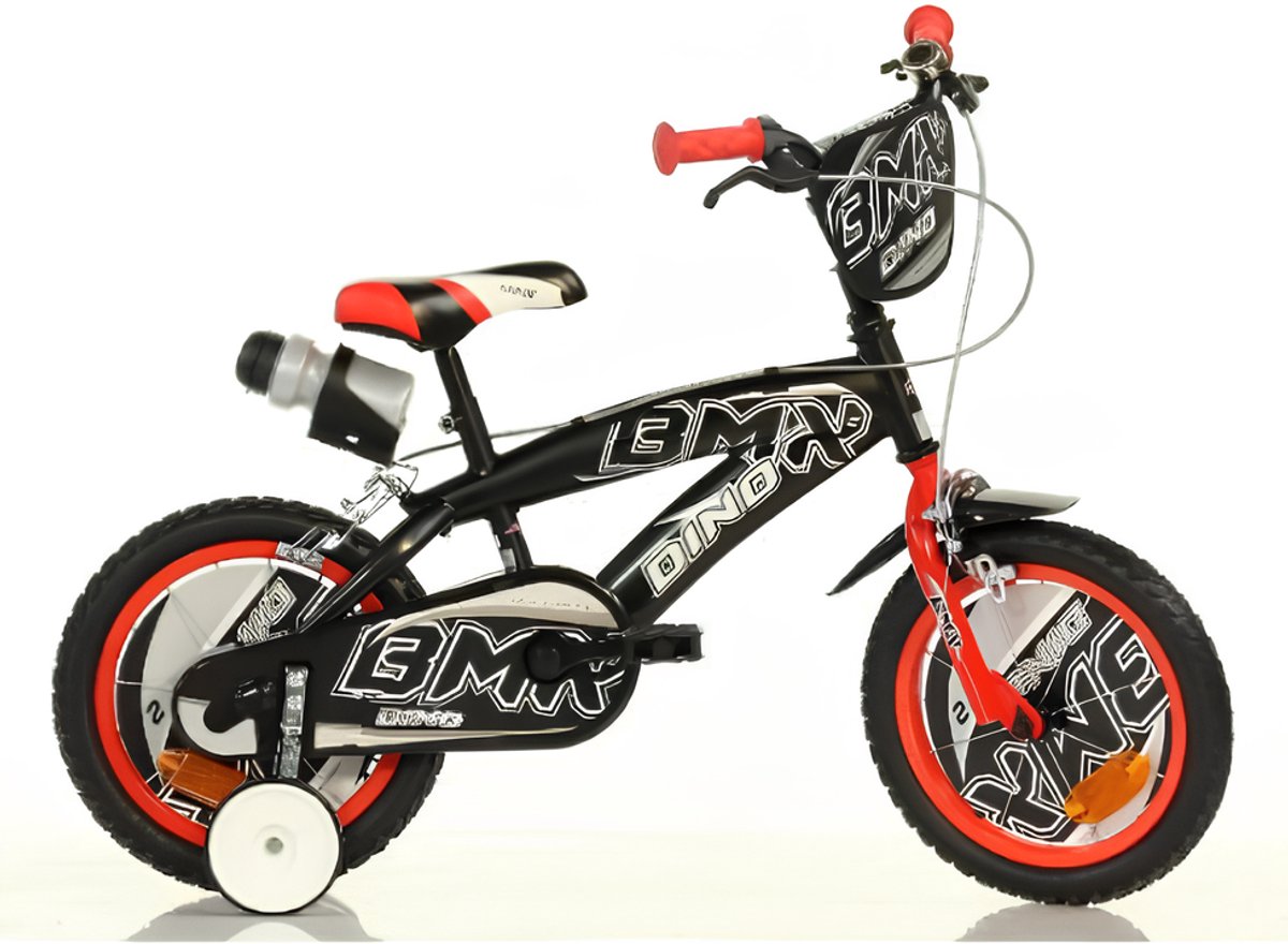 Dino Bikes BMX Kinderfiets 14 Inch Rood Zwart Kinderfiets kopen online