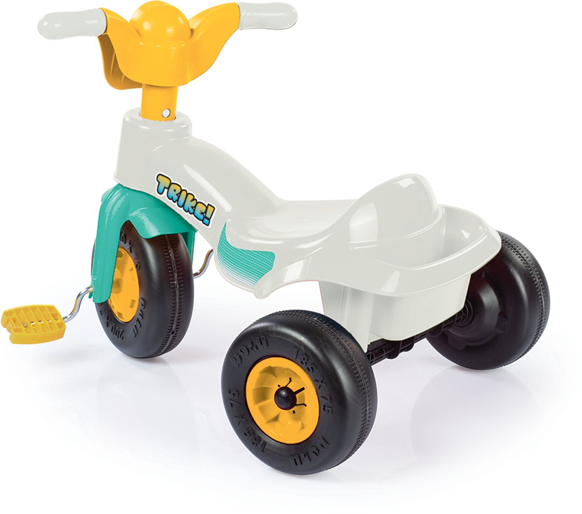 Dolu Trike Driewieler Wit/Blauw/Geel 49x42x60cm Driewieler kopen online