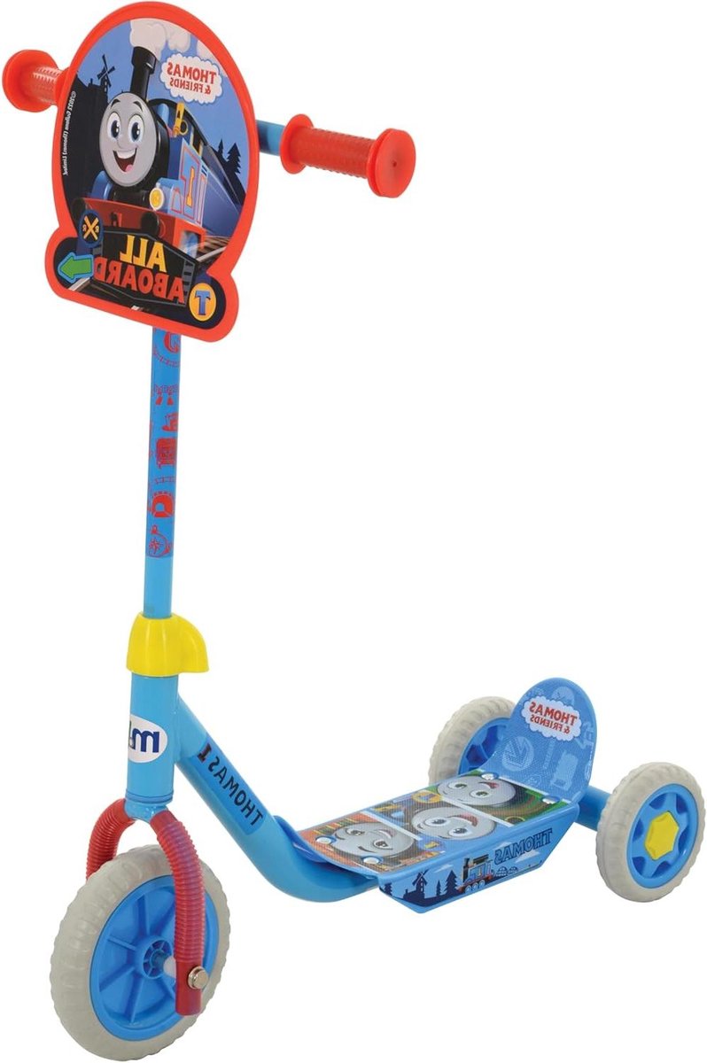 Driewiel Stepper - Kinderstep Drie Wielen - Buiten Spelen - Stalen Frame - 64-74 cm - Meerkleurig Driewieler kopen online