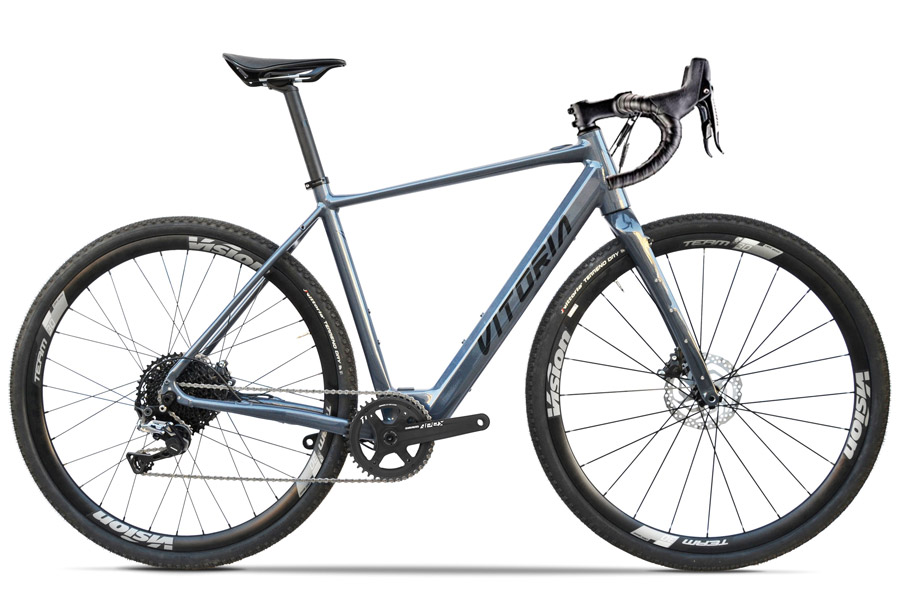 Vitoria e-Nyx Hybrid Gravel Elektrische Fiets - APEX - Grijs