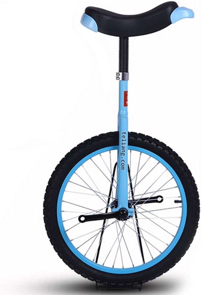 Eenwieler voor Kinderen - Balansfiets Oefenen - Fitness Buiten - Extra Dikke Band - 16 Inch Wiel - Blauw Geel Eenwieler kopen online