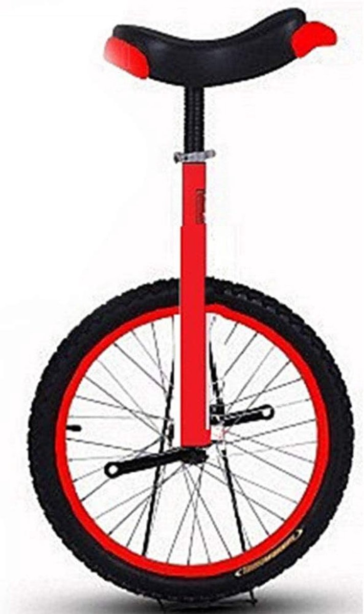 Eenwieler voor Kinderen - Balansfiets Oefenen - Fitness Buiten - Extra Dikke Band - 16 Inch Wiel - Rood Eenwieler kopen online