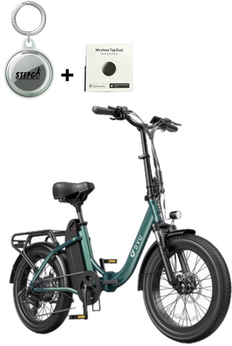 Elektrische fiets - Vouwfiets - DYU C9 - inclusief tracker - met traceer syateem - elektrische vouwfiets 110/150 km bereik Fiets (elektrisch) kopen online