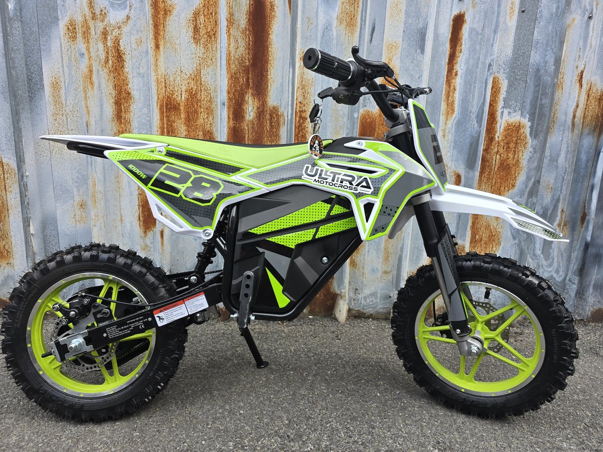 elektrische pitbike kind ilx1000 1000w 36v 3 standen kinder crosser