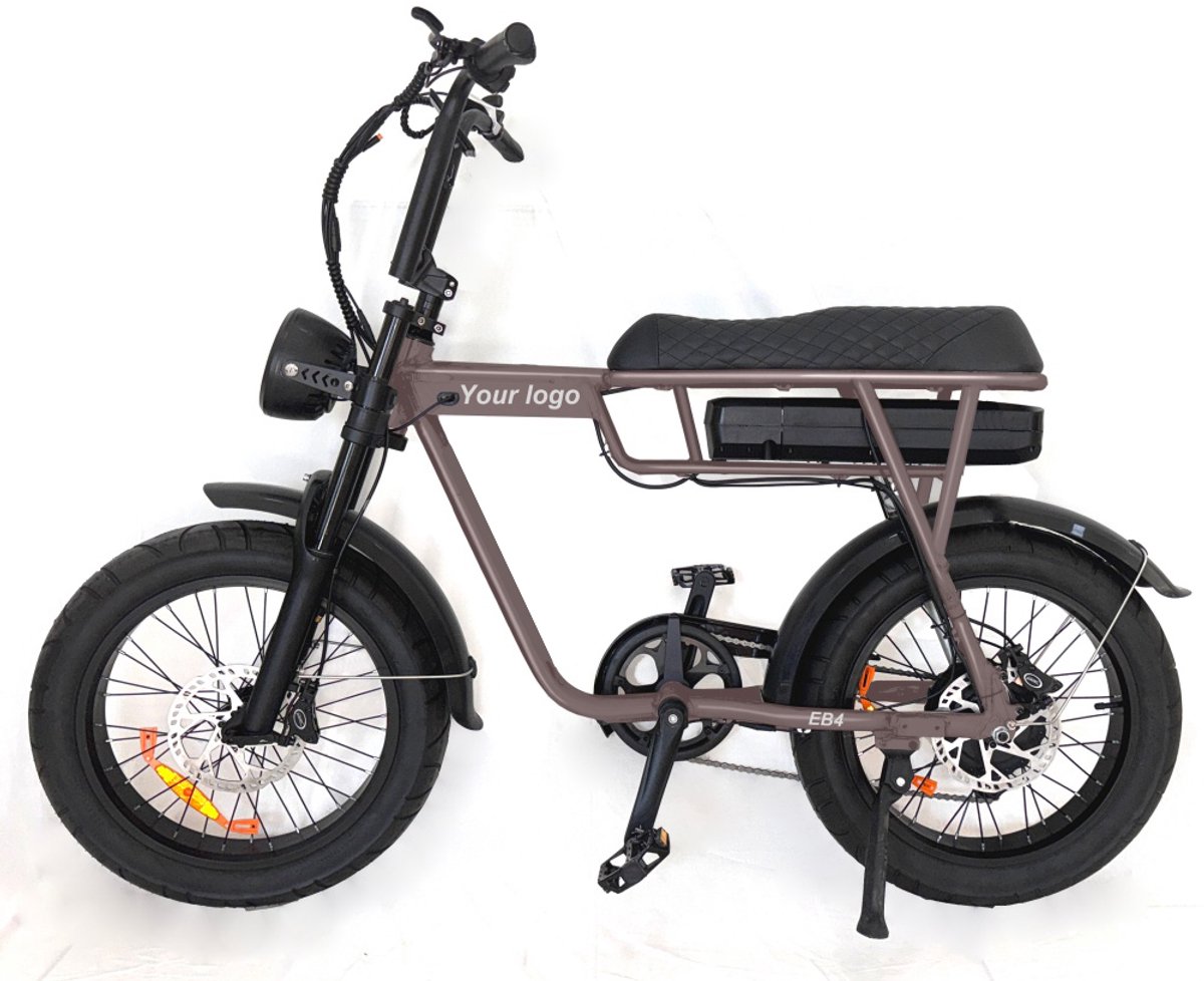 fatvolt eb2 fatbike 20 inch 250w motor 80 km actieradius coffee brown