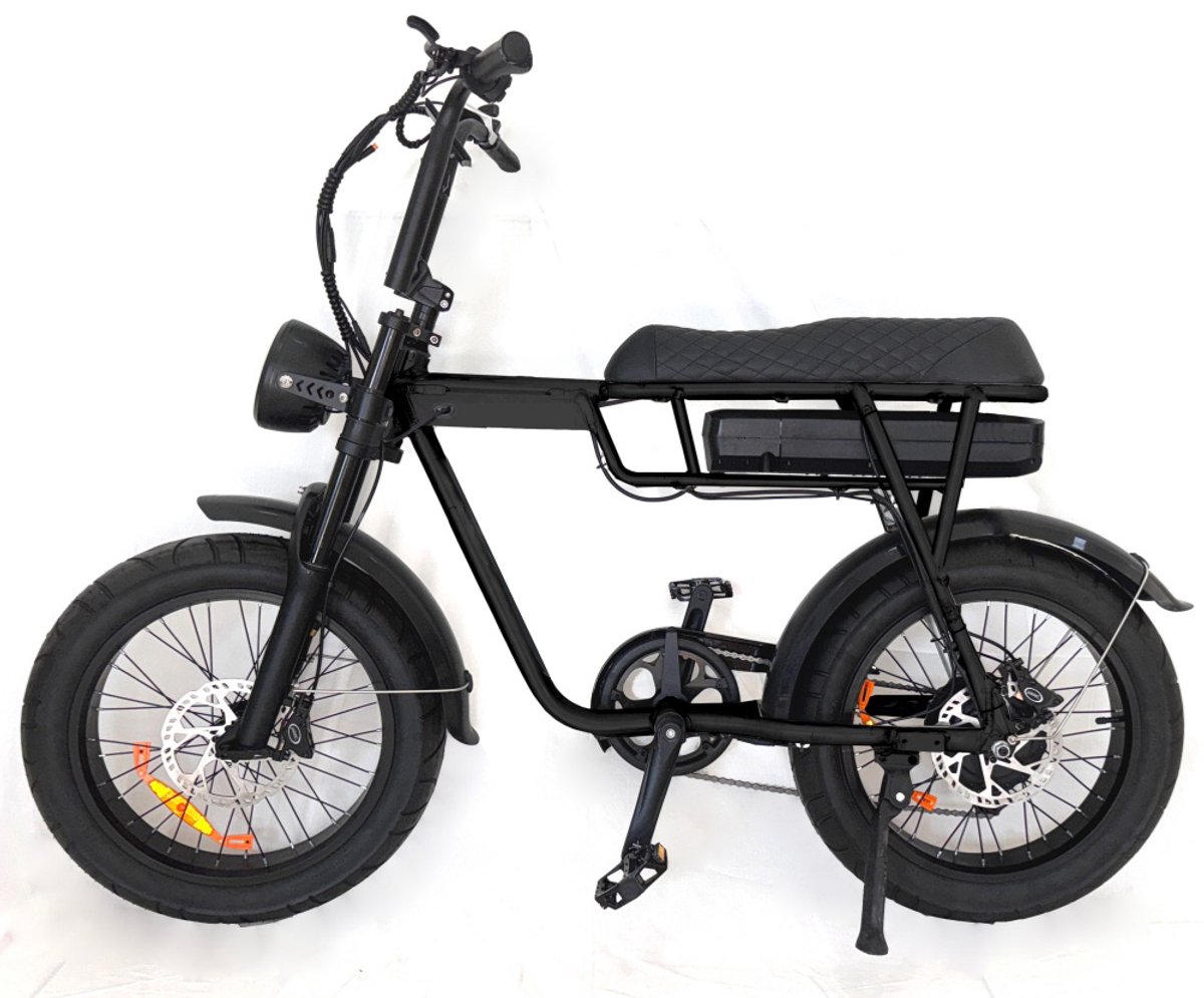 fatvolt eb2 fatbike 20 inch 250w motor zwart