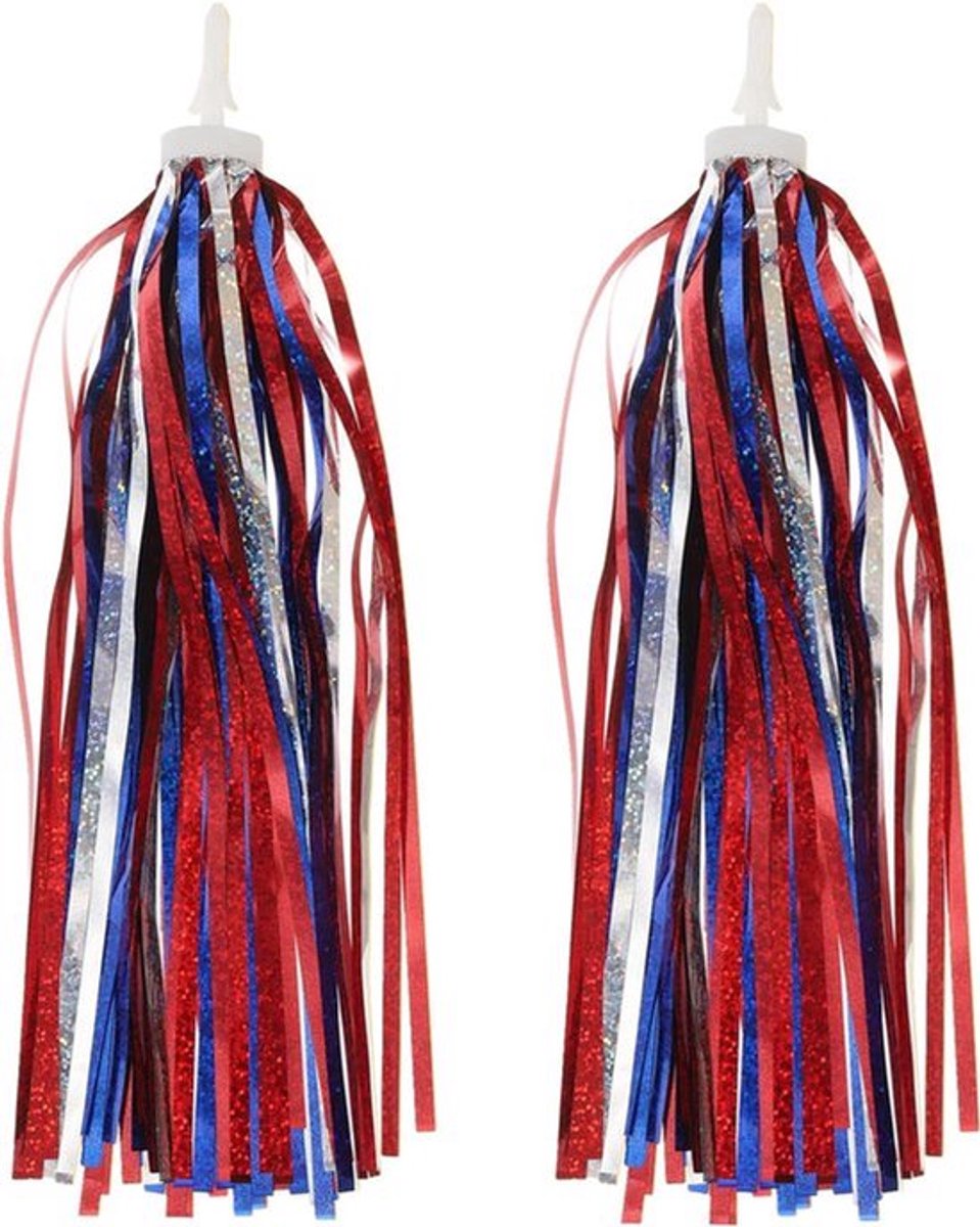 fietsstreamers kleurrijke scooter stuur kwastjes grepen lint accessoires decoraties voor meisjes fiets driewieler handgrepen rood blauw