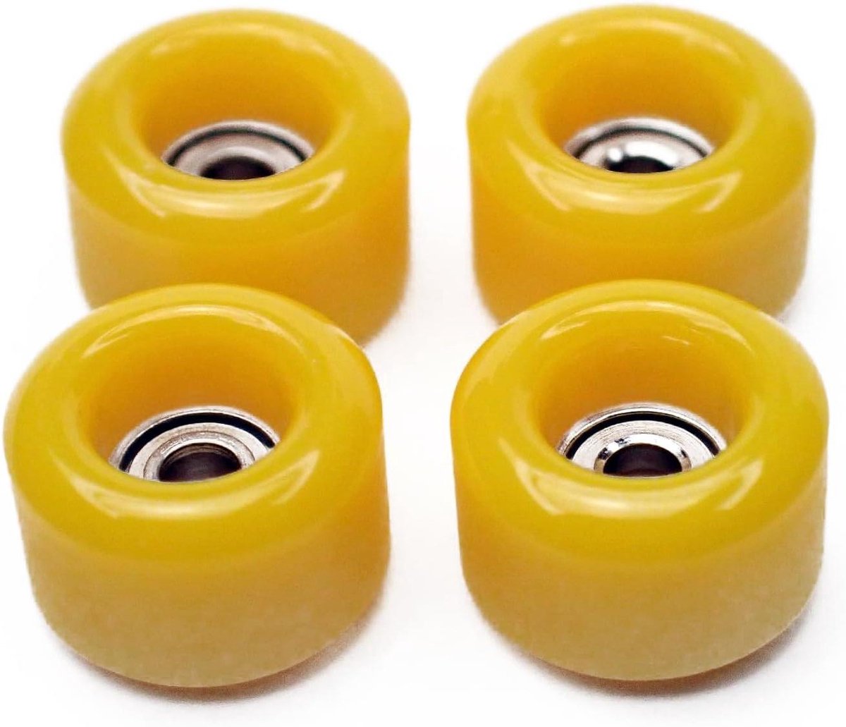 fingerboard wielen skateboard wielen fingerboard tricks 60d urethaan materiaal 4 stuks geel