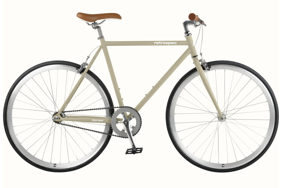 Retrospec Harper Fixie Fiets - Oat