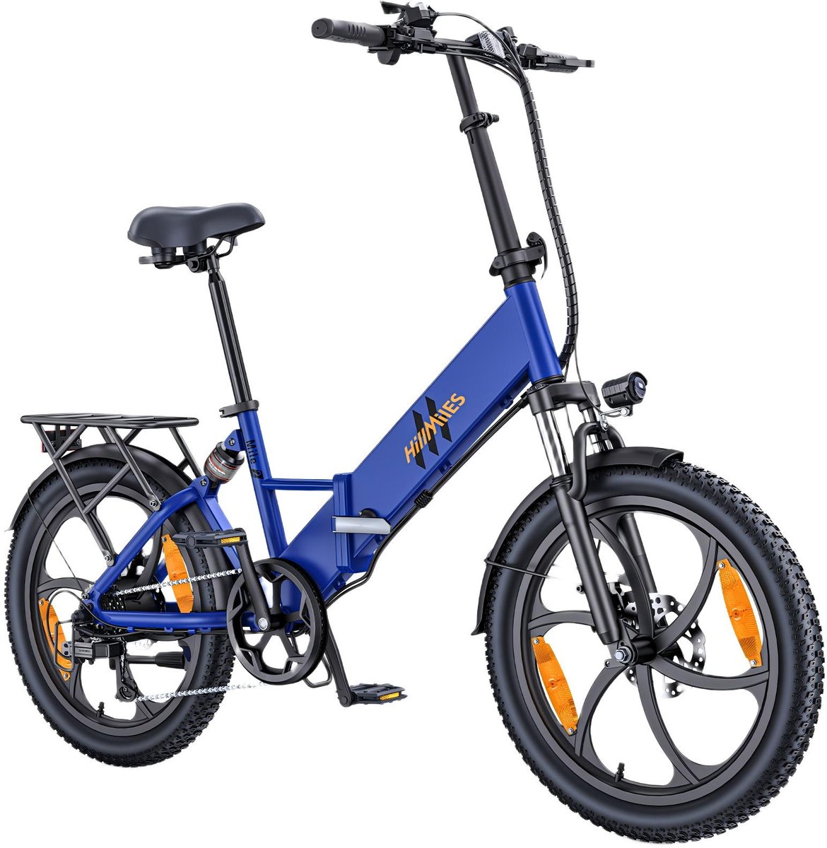 Hillmiles Mile2 Elektrische Fiets - 20*3.0" Banden - 250W Motor 250W - 36V13Ah Batterij - Shimano 7 versnellingen -55-60km Bereik - Blauw Fiets (elektrisch) kopen online