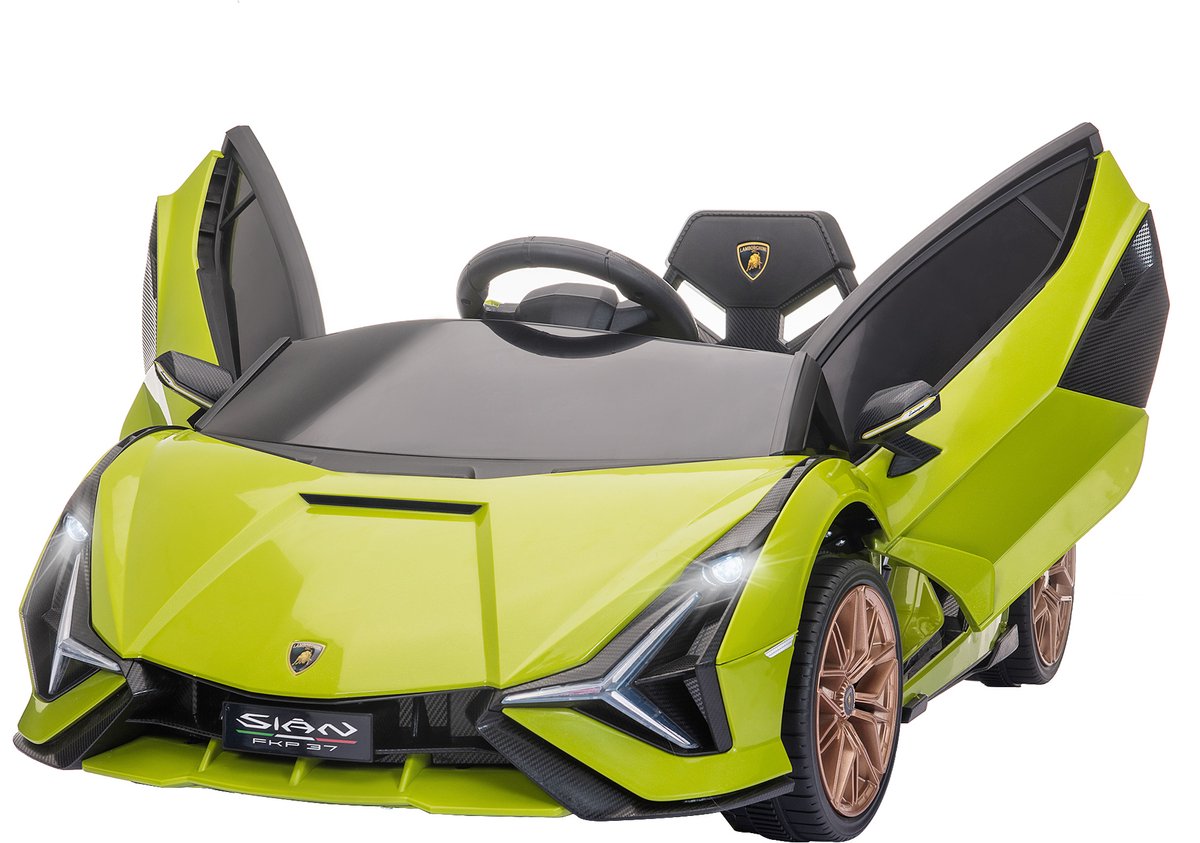 HOMCOM Rijauto voor Kinderen Kunststof, Metaal 108L x 62B x 40H cm Groen Accuvoertuig kopen online