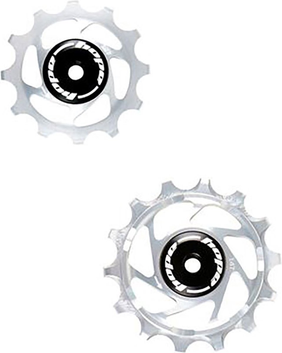 hope sram axs derailleurwieltjes set voor fietsen zilver 12 14t