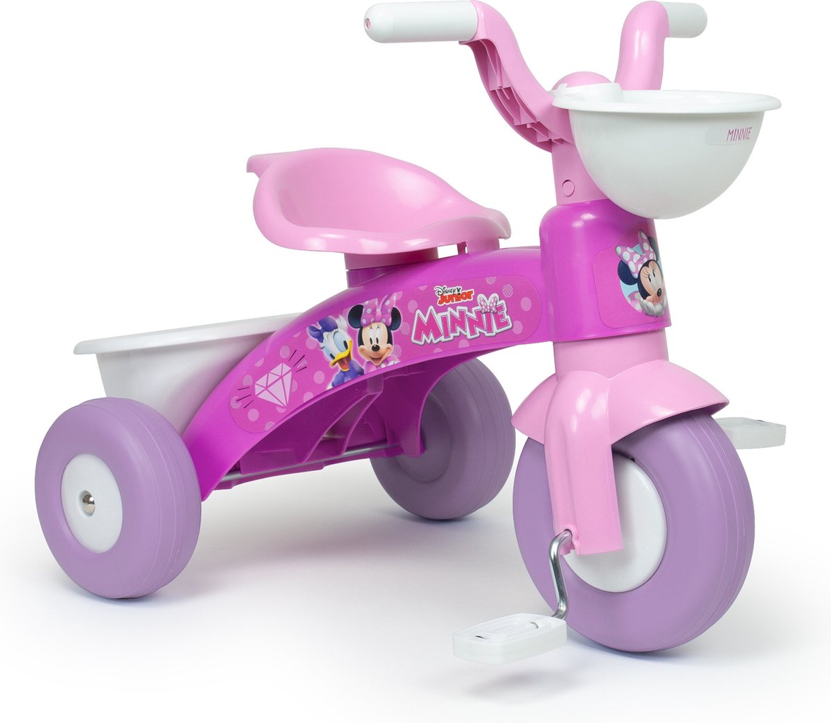 Injusa Minnie Mouse Trico Max Driewieler - Vanaf 1 Jaar - Max. Draagkracht 25 kg - 62 x 40 x 46 cm - Roze/Paars Driewieler kopen online