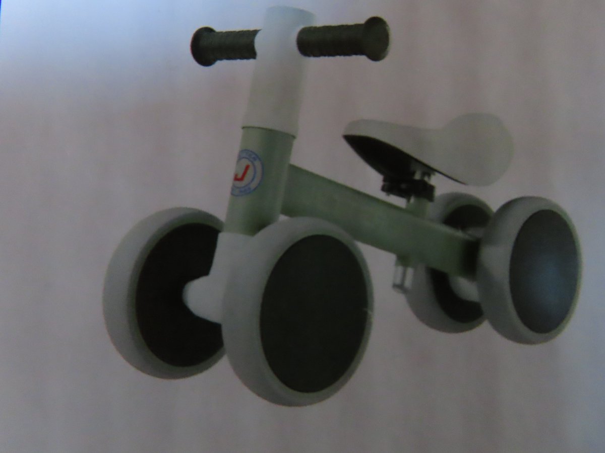 Jetter Green -Baby Balance Bike - Loopfietsje - Mat olijf groen Loopfiets kopen online