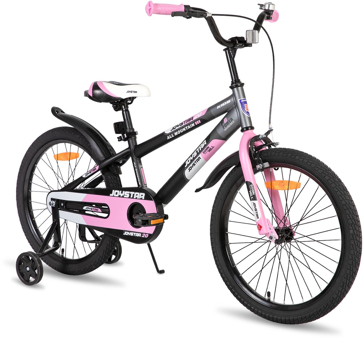 JOYSTAR New Berry Kinderfiets - 20 Inch - Voor Jongens & Meisjes (7-13 Jaar) - Inclusief Zijwieltjes - Roze - Geschikt voor buitenactiviteiten in de lente Kinderfiets kopen online